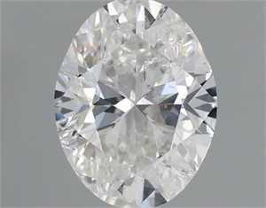 Picture of Natural Diamond 1.00 Carats, Oval with  Cut, G Color, SI2 Clarity and Certified by IGI