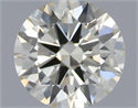 Natural Diamond 0.41 Carats, Round with Excellent Cut, K Color, VS1 Clarity and Certified by IGI