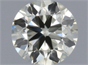 Natural Diamond 0.50 Carats, Round with Very Good Cut, M Color, VVS2 Clarity and Certified by IGI