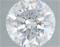 Natural Diamond 0.96 Carats, Round with Very Good Cut, G Color, I1 Clarity and Certified by IGI