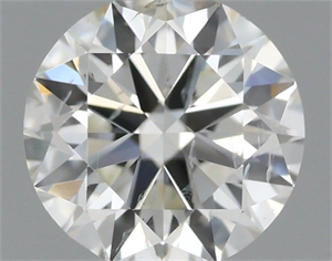 Picture of Natural Diamond 0.40 Carats, Round with Excellent Cut, I Color, SI2 Clarity and Certified by IGI