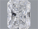 Natural Diamond 0.31 Carats, Radiant with  Cut, D Color, VS2 Clarity and Certified by GIA