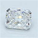 Natural Diamond 4.02 Carats, Radiant with  Cut, D Color, VS1 Clarity and Certified by GIA