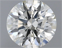 Natural Diamond 0.43 Carats, Round with Excellent Cut, I Color, I1 Clarity and Certified by IGI