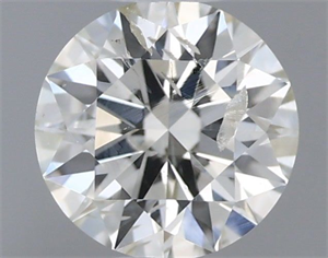 Picture of Natural Diamond 0.43 Carats, Round with Excellent Cut, I Color, I1 Clarity and Certified by IGI