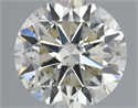Natural Diamond 0.40 Carats, Round with Very Good Cut, I Color, SI2 Clarity and Certified by IGI