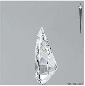 Picture of Natural Diamond 3.02 Carats, Pear with  Cut, D Color, SI1 Clarity and Certified by GIA