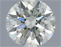 Natural Diamond 0.40 Carats, Round with Very Good Cut, J Color, SI2 Clarity and Certified by IGI