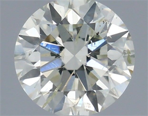 Picture of Natural Diamond 0.40 Carats, Round with Very Good Cut, J Color, SI2 Clarity and Certified by IGI