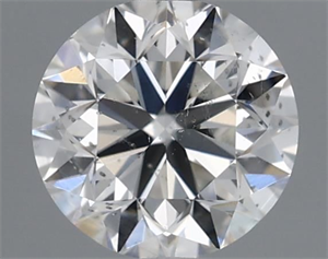 Picture of Natural Diamond 0.40 Carats, Round with Very Good Cut, E Color, SI2 Clarity and Certified by IGI