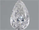 Natural Diamond 0.36 Carats, Pear with  Cut, E Color, SI1 Clarity and Certified by GIA