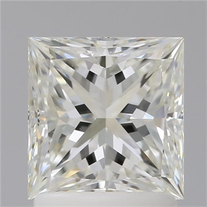 Foto Diamante Natural 1.70 quilates, Princesa , Color I, claridad VS2 y certificado GIA de