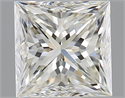 Natural Diamond 1.00 Carats, Princess with  Cut, J Color, VS1 Clarity and Certified by GIA