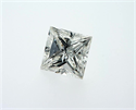 Natural Diamond 1.22 Carats, Princess with  Cut, J Color, I1 Clarity and Certified by GIA