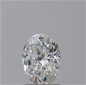 Natural Diamond 1.00 Carats, Oval with  Cut, F Color, I1 Clarity and Certified by GIA