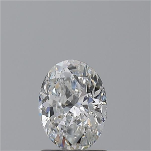 Picture of Natural Diamond 1.00 Carats, Oval with  Cut, F Color, I1 Clarity and Certified by GIA