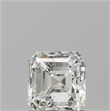 Natural Diamond 0.97 Carats, Asscher with  Cut, I Color, VS1 Clarity and Certified by GIA