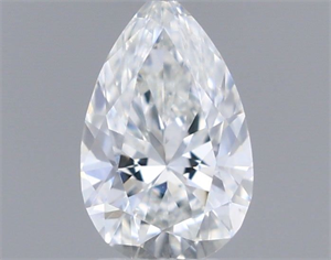 Foto Diamante Natural 0.18 quilates, De pera , Color D, claridad VVS1 y certificado GIA de