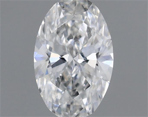 Picture of Natural Diamond 0.18 Carats, Oval with  Cut, D Color, VS2 Clarity and Certified by GIA