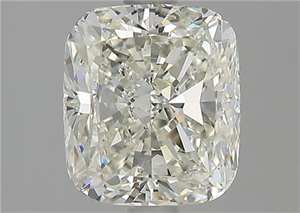 Foto Diamante Natural 1.84 quilates, Del cojín , Color J, claridad SI1 y certificado GIA de