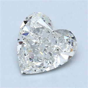 Picture of Natural Diamond 2.33 Carats, Heart with  Cut, I Color, SI1 Clarity and Certified by GIA