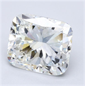 Natural Diamond 4.02 Carats, Cushion with  Cut, F Color, VS2 Clarity and Certified by GIA