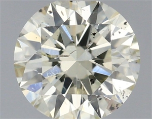 Picture of Natural Diamond 0.50 Carats, Round with Excellent Cut, N Color, SI2 Clarity and Certified by IGI