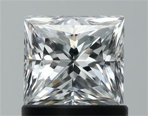 Foto Diamante Natural 1.07 quilates, Princesa , Color F, claridad VVS1 y certificado GIA de
