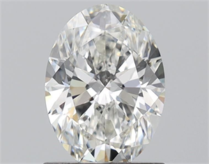 Foto Diamante Natural 1.07 quilates, Ovalado , Color G, claridad VS2 y certificado GIA de