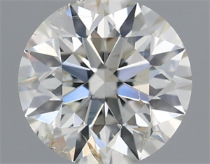 Foto Diamante Natural 0.51 quilates, Redondo , Color I, claridad SI2 y certificado IGI de