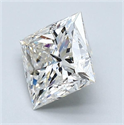 Diamante Natural 1.62 quilates, Princesa , Color I, claridad VS1 y certificado GIA