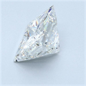 Natural Diamond 2.11 Carats, Princess with  Cut, H Color, SI1 Clarity and Certified by GIA