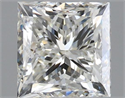 Diamante Natural 1.50 quilates, Princesa , Color G, claridad VVS1 y certificado HRD