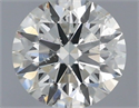 Natural Diamond 0.51 Carats, Round with Excellent Cut, I Color, SI2 Clarity and Certified by IGI