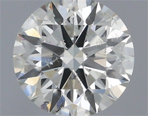 Picture of Natural Diamond 0.51 Carats, Round with Excellent Cut, I Color, SI2 Clarity and Certified by IGI