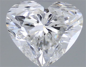 Picture of Natural Diamond 0.41 Carats, Heart with  Cut, F Color, VS1 Clarity and Certified by GIA