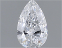 Diamante Natural 0.29 quilates, De pera , Color D, claridad VS2 y certificado GIA