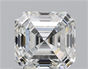 Natural Diamond 1.00 Carats, Asscher with  Cut, H Color, VS2 Clarity and Certified by GIA