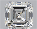 Natural Diamond 1.00 Carats, Asscher with  Cut, F Color, VVS1 Clarity and Certified by GIA