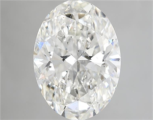 Foto Diamante Natural 5.02 quilates, Ovalado , Color H, claridad SI2 y certificado HRD de