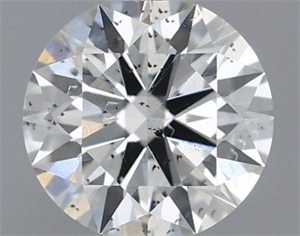 Picture of Natural Diamond 0.42 Carats, Round with Excellent Cut, G Color, SI2 Clarity and Certified by IGI
