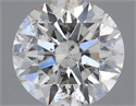 Natural Diamond 0.44 Carats, Round with Excellent Cut, G Color, SI2 Clarity and Certified by IGI