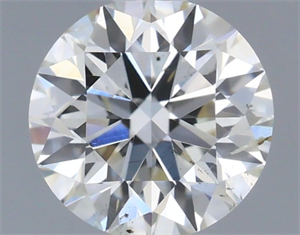 Picture of Natural Diamond 0.41 Carats, Round with Excellent Cut, G Color, SI2 Clarity and Certified by IGI