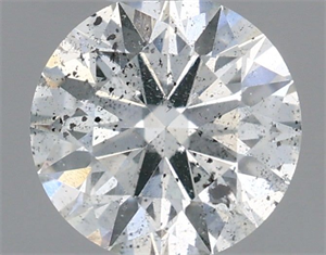 Picture of Natural Diamond 0.43 Carats, Round with Excellent Cut, G Color, I1 Clarity and Certified by IGI
