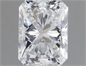 Natural Diamond 1.00 Carats, Radiant with  Cut, E Color, IF Clarity and Certified by GIA