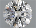 Natural Diamond 0.71 Carats, Round with Excellent Cut, H Color, SI2 Clarity and Certified by IGI