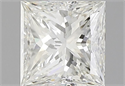 Natural Diamond 2.02 Carats, Princess with  Cut, J Color, VVS2 Clarity and Certified by GIA