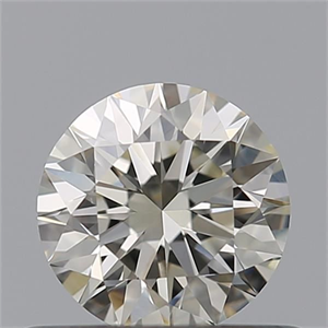 Picture of Natural Diamond 0.50 Carats, Round with Excellent Cut, L Color, VS1 Clarity and Certified by GIA