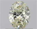 Natural Diamond 0.50 Carats, Oval with  Cut, M Color, VS1 Clarity and Certified by GIA