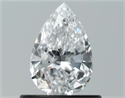 Natural Diamond 0.48 Carats, Pear with  Cut, D Color, IF Clarity and Certified by GIA